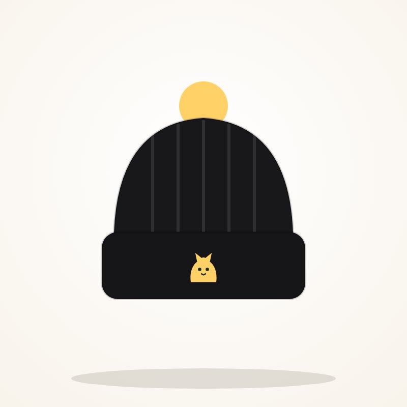 Whisker Knit Beanie – Cat Lover Goo Look - Image 6