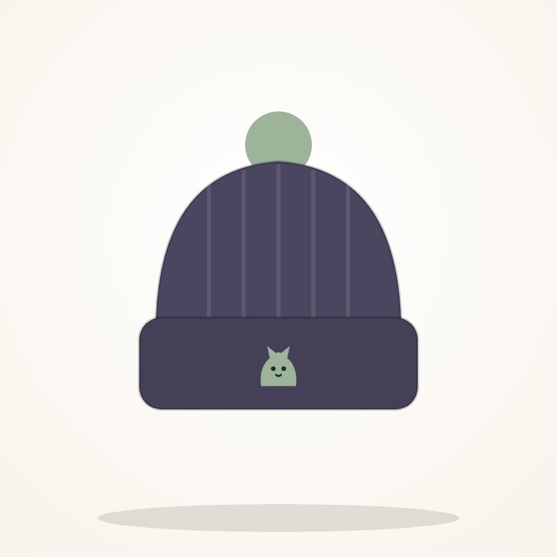 Whisker Knit Beanie – Cat Lover Goo Look