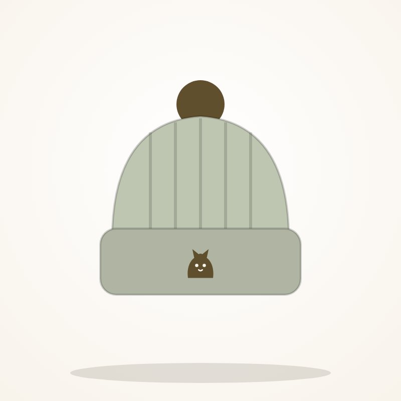 Whisker Knit Beanie – Cat Lover Goo Look - Image 3
