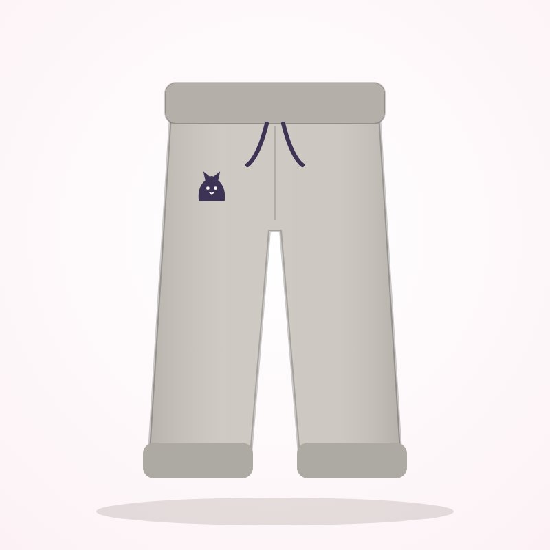 Lounge Day Pants – Cat Lover Goo Look - Image 2