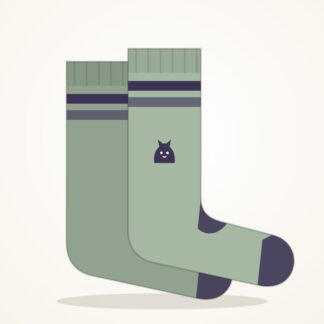 Catnap Crew Socks – Cat Lover Goo Look