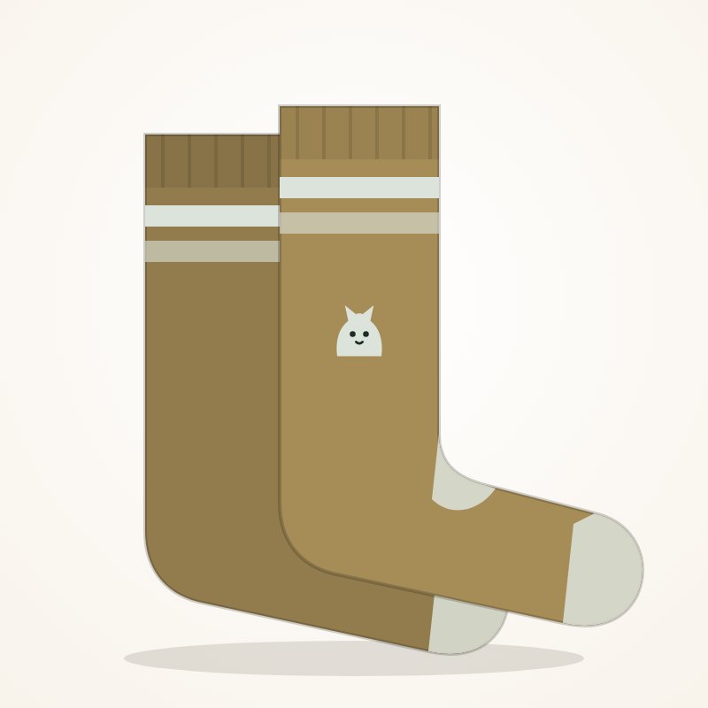 Catnap Crew Socks – Cat Lover Goo Look - Image 3