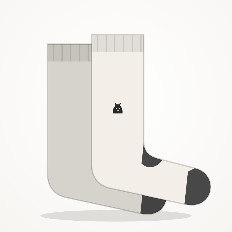 Catnap Crew Socks – Cat Lover Goo Look - Image 4