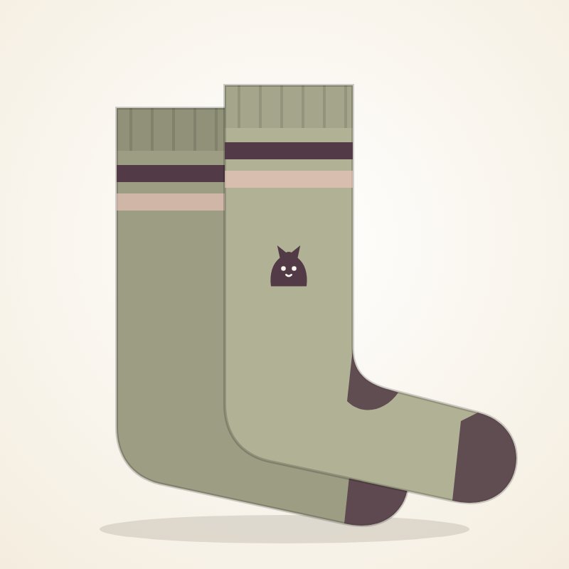 Catnap Crew Socks – Cat Lover Goo Look - Image 5
