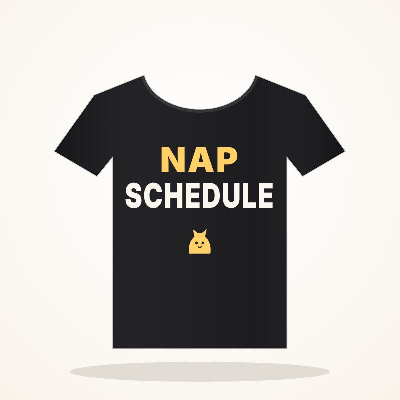 Nap Schedule Tee – Cat Lover Goo Look - Image 6