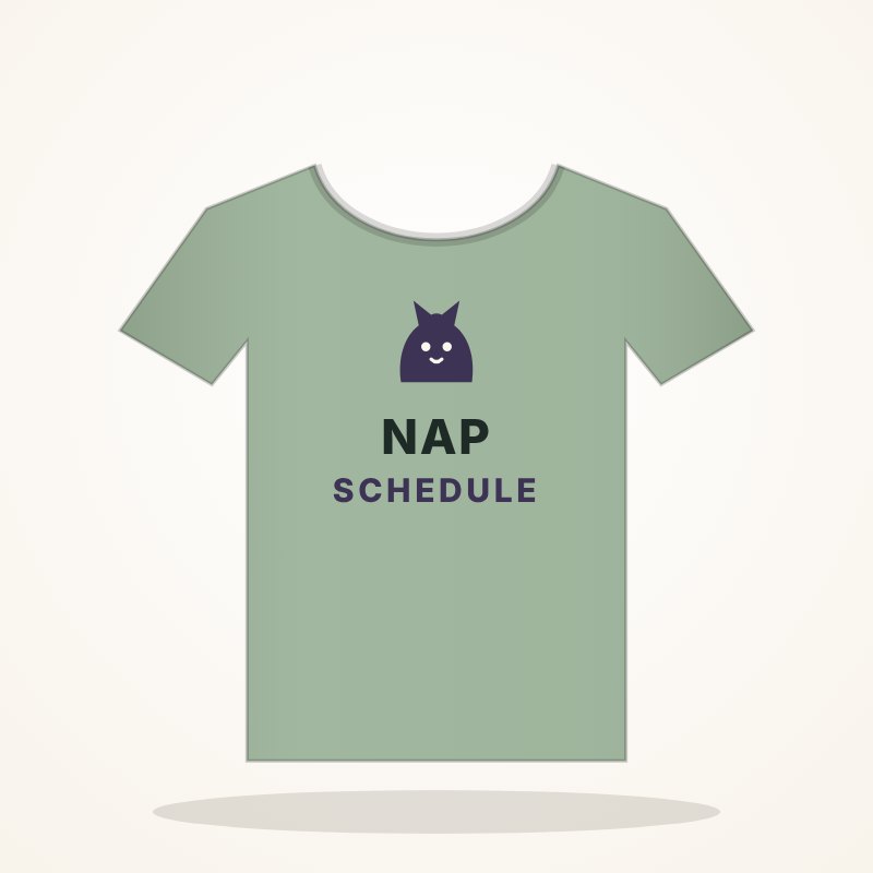 Nap Schedule Tee – Cat Lover Goo Look