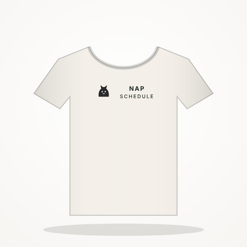 Nap Schedule Tee – Cat Lover Goo Look - Image 4
