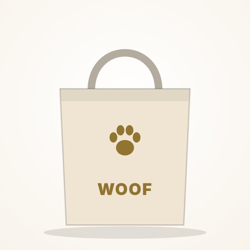 Treat Pocket Tote – Dog Lover Goo Look
