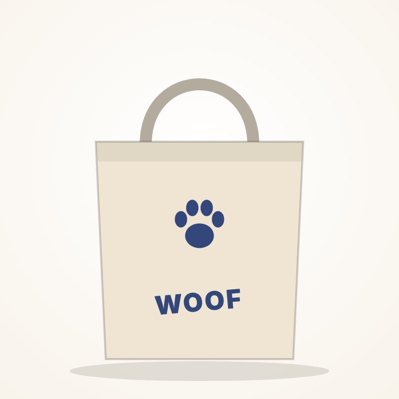Treat Pocket Tote – Dog Lover Goo Look - Image 3
