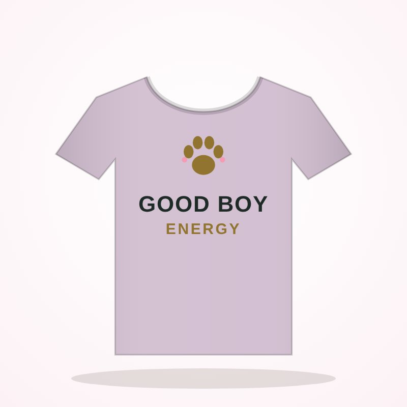 Good Boy Energy Tee – Dog Lover Goo Look - Image 2