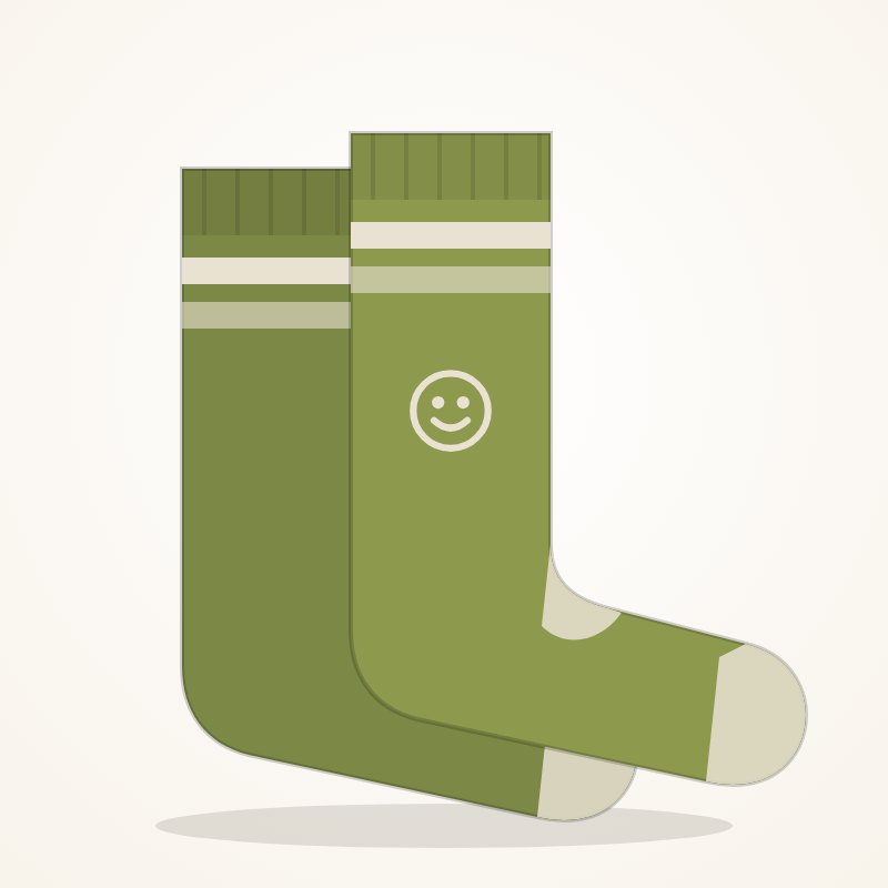 Everyday Crew Socks – Everyday Goo Look - Image 3