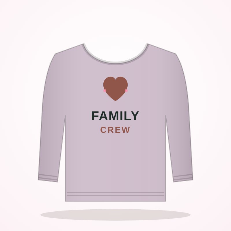 Family Crew Sweatshirt – Family Goo Look - Image 2