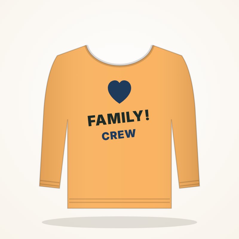 Family Crew Sweatshirt – Family Goo Look - Image 3