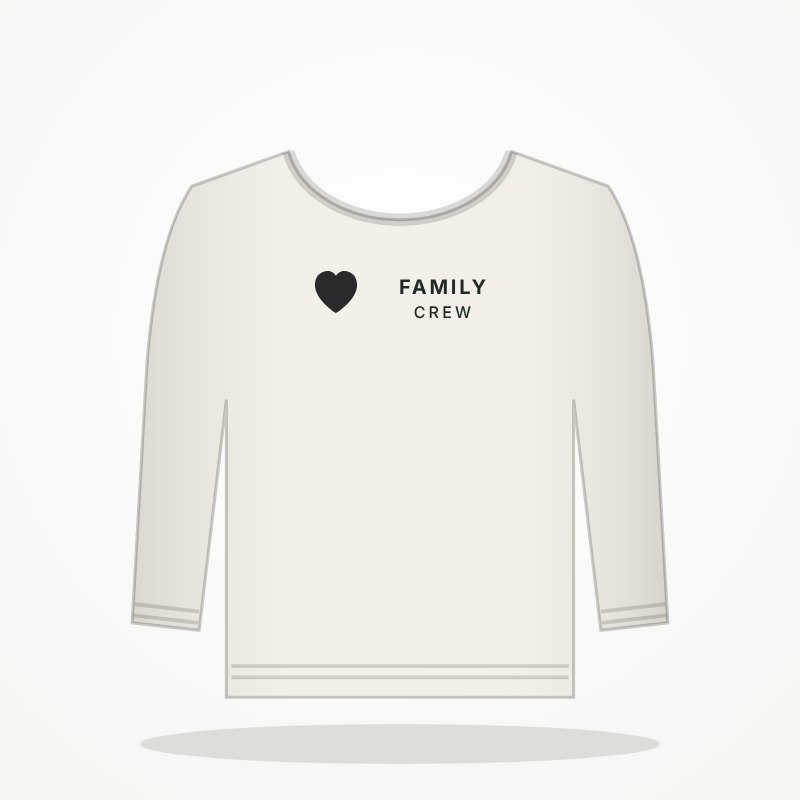 Family Crew Sweatshirt – Family Goo Look - Image 4