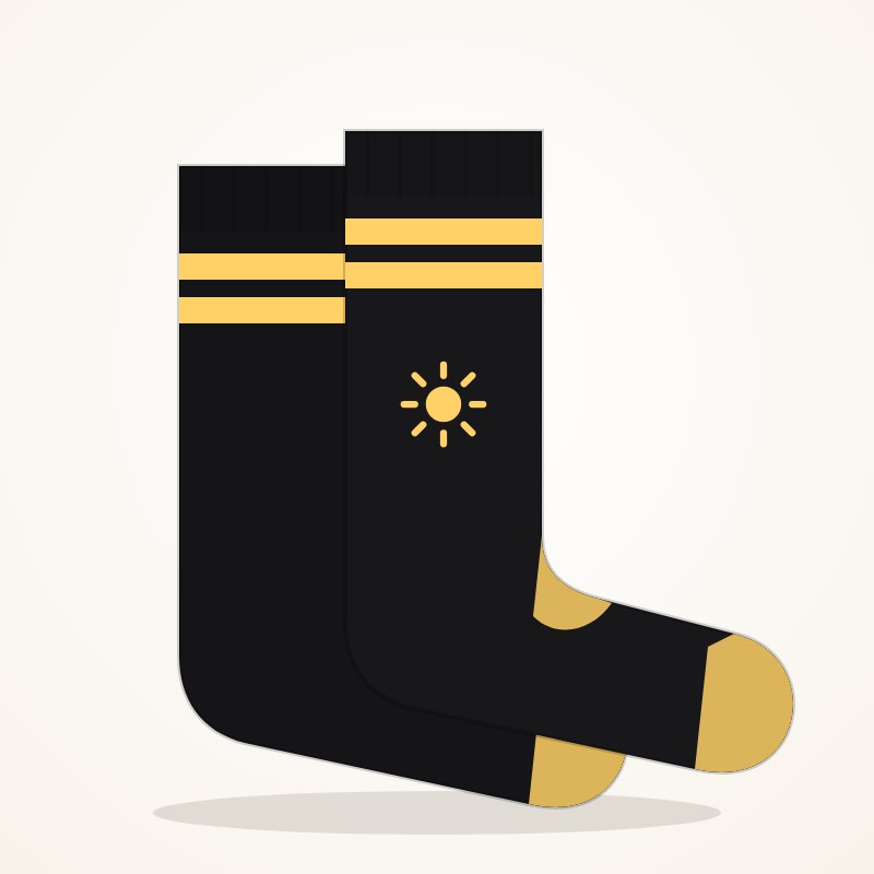 Stretch Sport Socks – Fitness Goo Look - Image 6