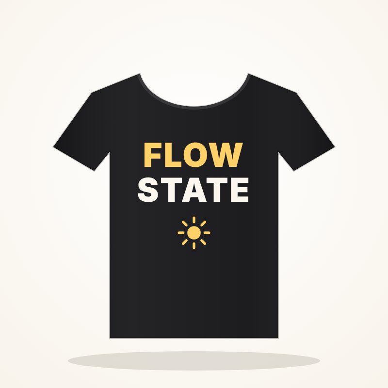 Flow State Tee – Fitness Goo Look - Image 6