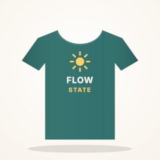 Flow State Tee – Fitness Goo Look
