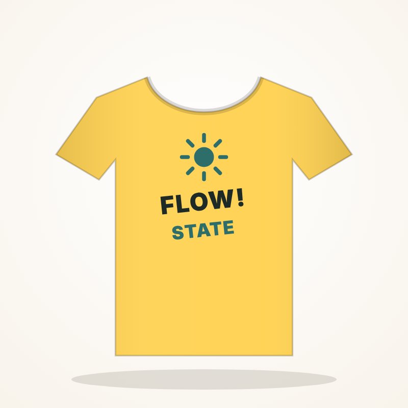 Flow State Tee – Fitness Goo Look - Image 3