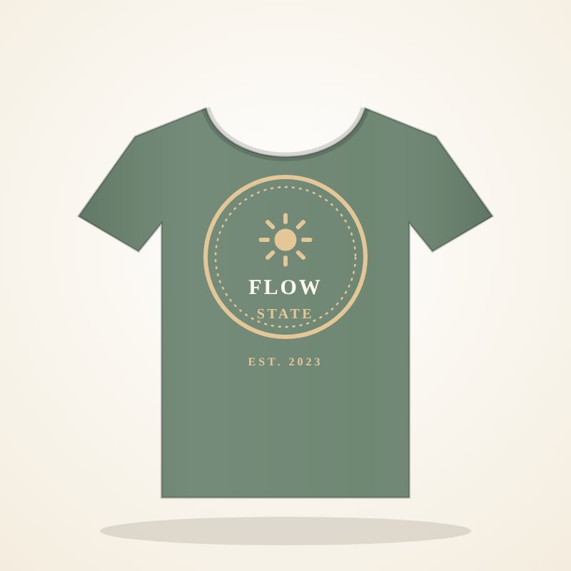 Flow State Tee – Fitness Goo Look - Image 5