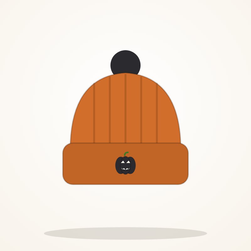 Pumpkin Patch Beanie – Halloween Goo Look