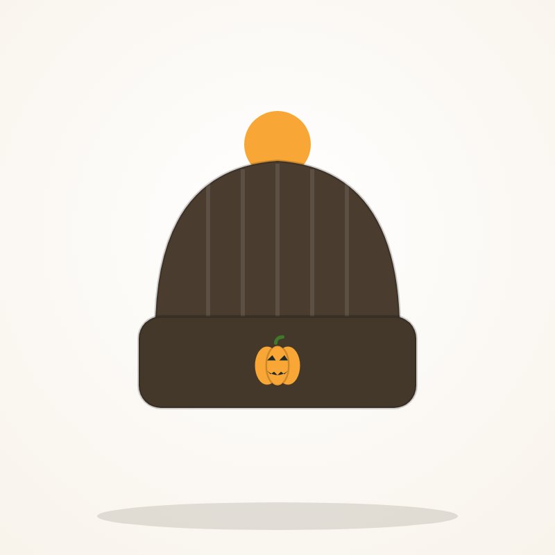Pumpkin Patch Beanie – Halloween Goo Look - Image 3
