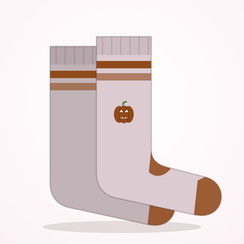 Jack-o-Stripe Socks – Halloween Goo Look - Image 2