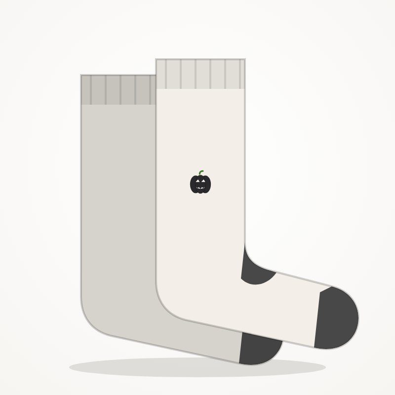 Jack-o-Stripe Socks – Halloween Goo Look - Image 4
