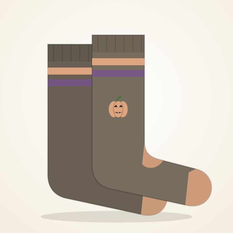 Jack-o-Stripe Socks – Halloween Goo Look - Image 5