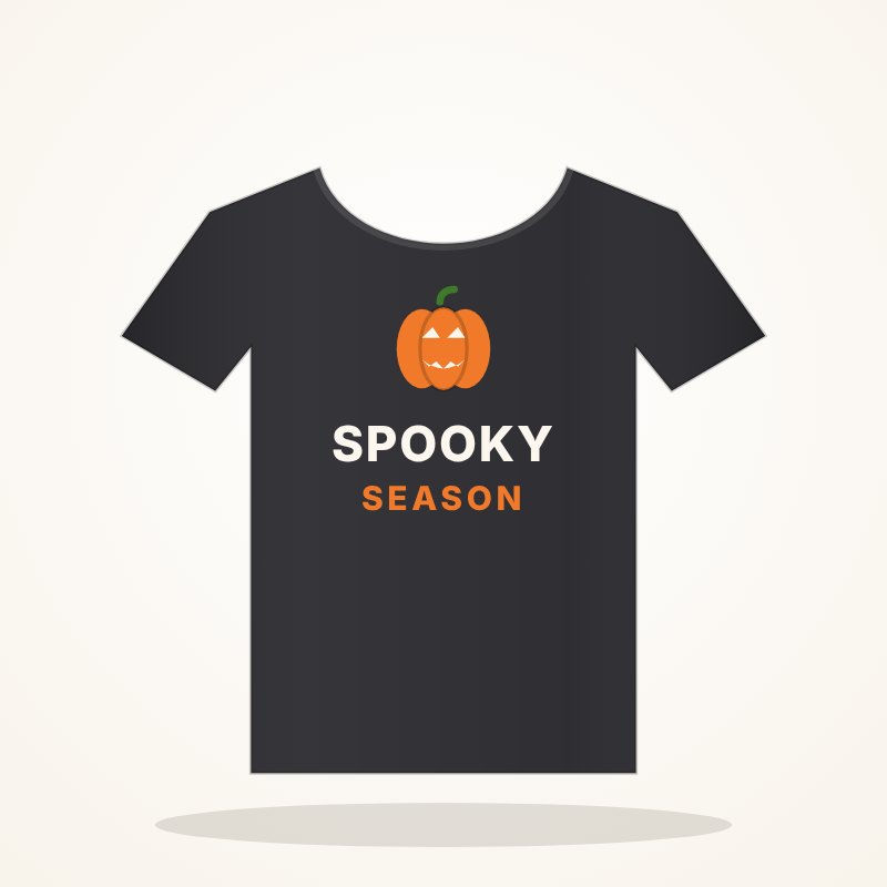 Spooky Season Crew T-Shirt – Halloween Goo Look