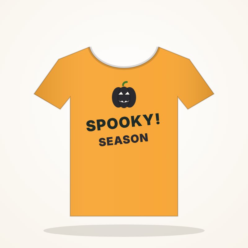 Spooky Season Crew T-Shirt – Halloween Goo Look - Image 3