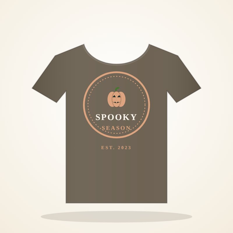 Spooky Season Crew T-Shirt – Halloween Goo Look - Image 5