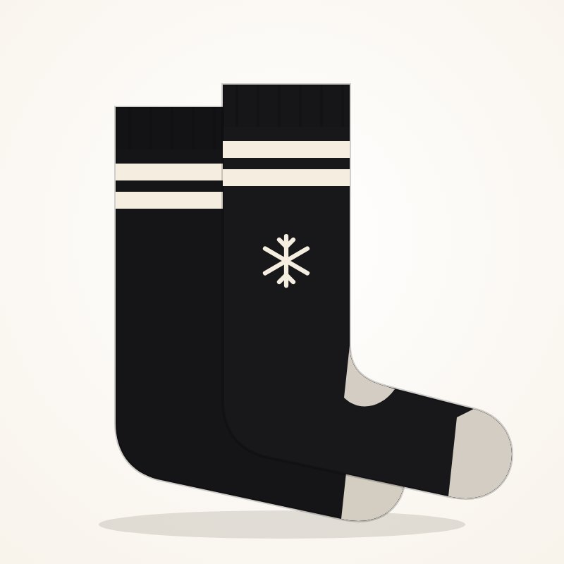 Festive Stripe Socks – Holiday Goo Look - Image 6