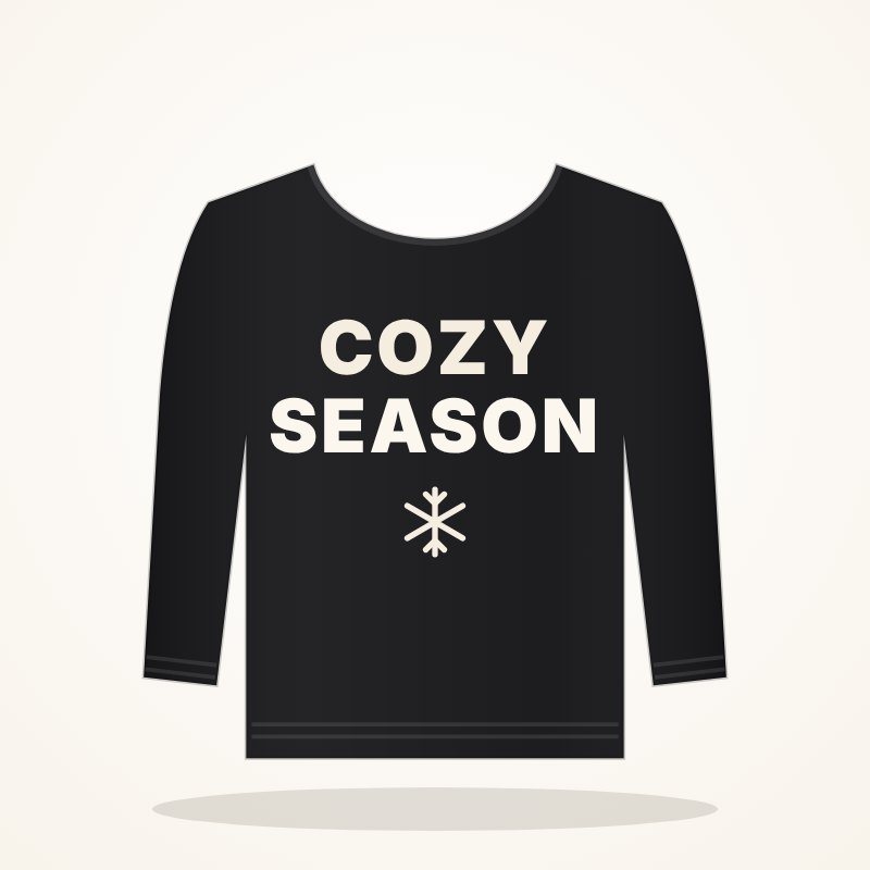 Cozy Season Sweatshirt – Holiday Goo Look - Image 6