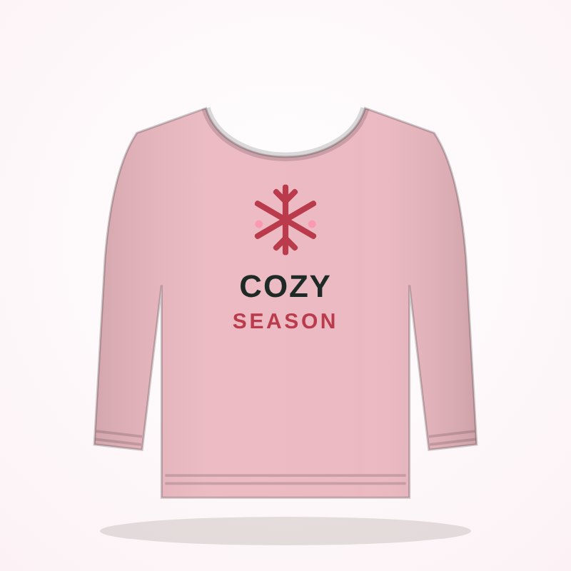 Cozy Season Sweatshirt – Holiday Goo Look - Image 2