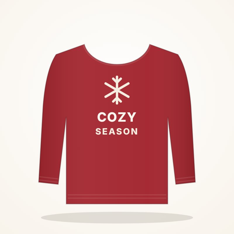Cozy Season Sweatshirt – Holiday Goo Look