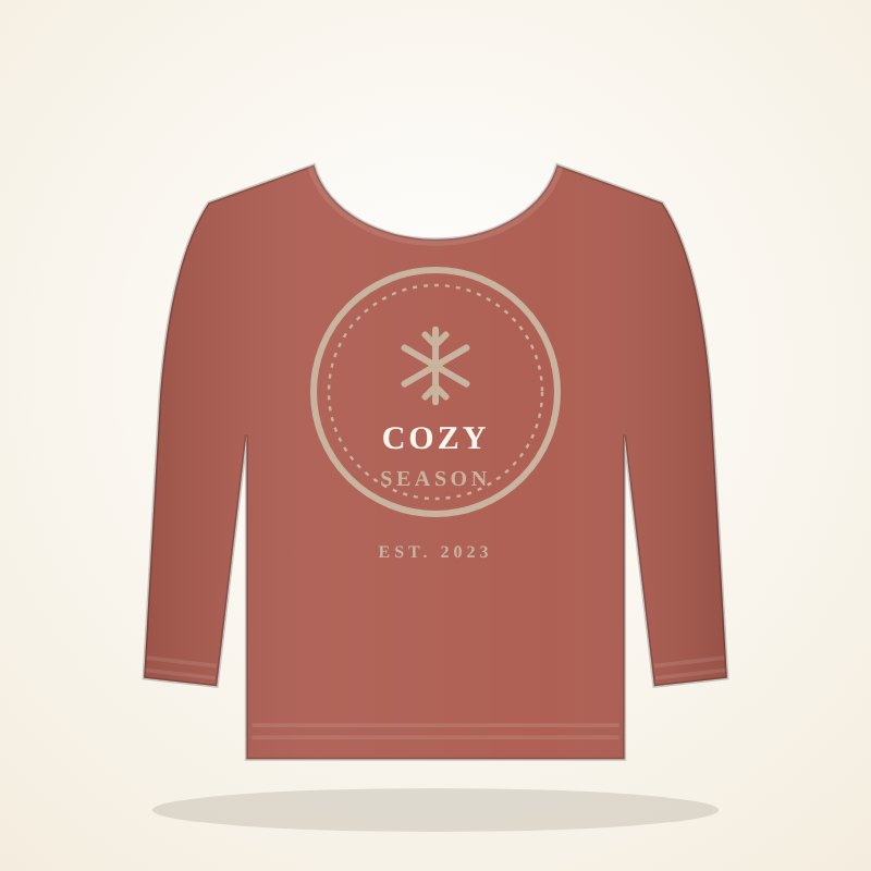 Cozy Season Sweatshirt – Holiday Goo Look - Image 5